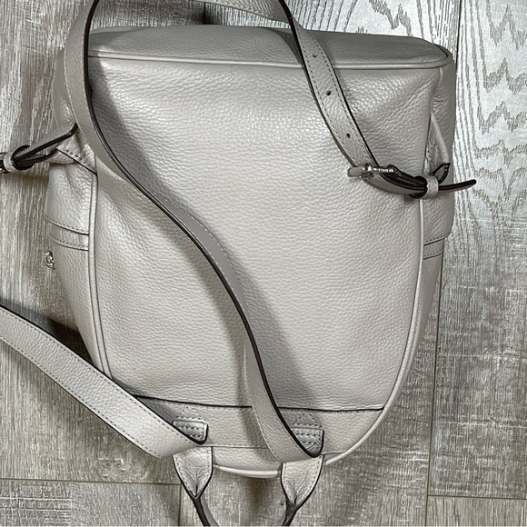 Michael Kors Abbey Studded Backpack Grey silver studs - Picture 8 of 10